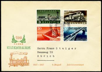 Thumb-1: 277-280 - 1947, 100 anni di ferrovie svizzere