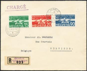 Thumb-1: F16-F18 - 1932, Commemorative issues for the disarmament conference in Geneva