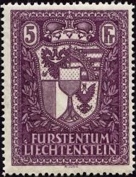 Francobolli: FL121 - 1935 stemma statale
