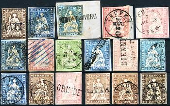 Stamps: Lot-Strubel -  Swirl Lot