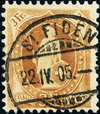Briefmarken: 72D - 1900 weisses Papier, 13 Zähne, KZ B