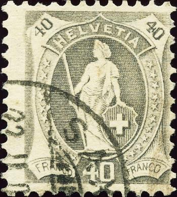 Briefmarken: 89A.2.22 - 1907 weisses Papier, 13 Zähne, WZ
