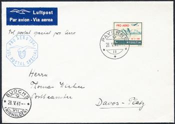 Thumb-1: SF41.1c - 28. Mai 1941, Buochs - Payerne und Payerne - Buochs