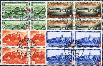 Stamps: B22-B25 - 1944 cityscapes and landscapes