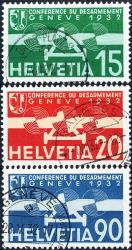 Thumb-1: F16-F18 - 1932, Commemorative issue for the disarmament conference in Geneva