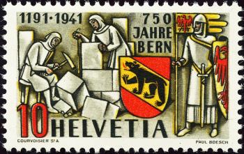 Briefmarken: 253c - 1941 750 Jahre Stadt Bern
