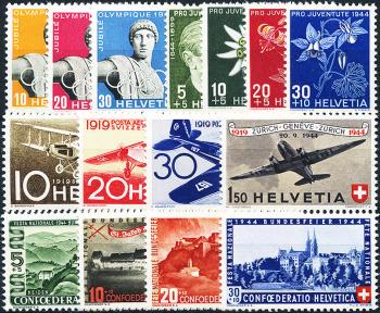 Briefmarken: CH1944 - 1944 Jahreszusammenstellung