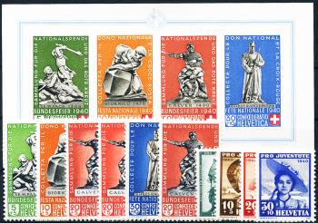 Francobolli: CH1940 - 1940 compilazione annuale
