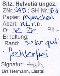 Thumb-3: 24B - 1855, Berner Druck, 1. Druckperiode, Münchner Papier