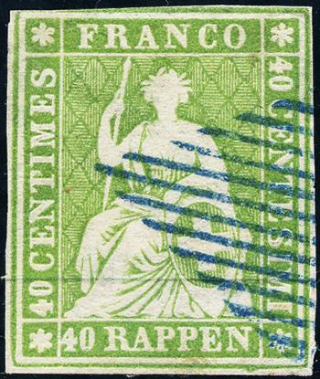Thumb-1: 26A2 - 1854, Pressione di Monaco, 2° periodo di stampa, carta di Monaco