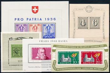 Thumb-1: Lot-Blöcke - 1936- 1955, Différents blocs