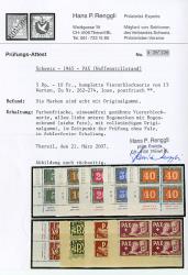 Thumb-3: 262-274 - 1945, Commemorative issue for the armistice in Europe, 13 values