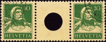 Briefmarken: S22 -  Mit grosser Lochung