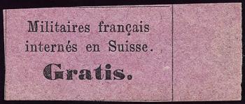 Thumb-1: PF1 - 1871, For the internees of the French Bourbaki army