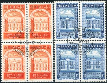 Briefmarken: 167-168 - 1924 50 Jahre Weltpostverein