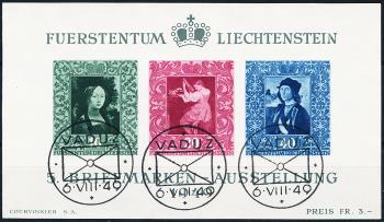 Thumb-1: W23 - 1949, Liechtenstein Stamp Exhibition