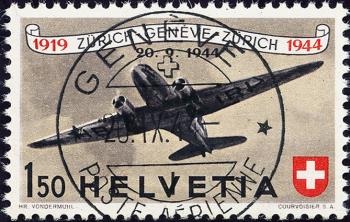 Thumb-1: F40 - 1944, Jubiläumsflugpostmarke 25 Jahre schweizerische Luftpost