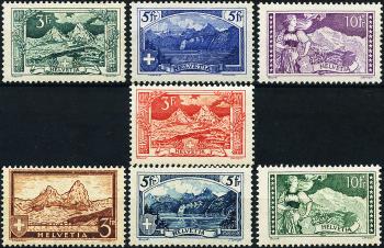 Timbres: 129-179 - 1914-1931 paysages de montagne