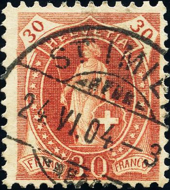 Thumb-1: 68E - 1901, carta bianca, 14 denti, KZ B