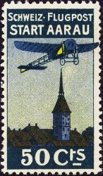 Briefmarken: FI - 1913 Vorläufer Aarau