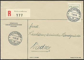 Briefmarken: FZ4 - 1943 Antiquaschrift, einfache Linienfassung, Kreis 19mm