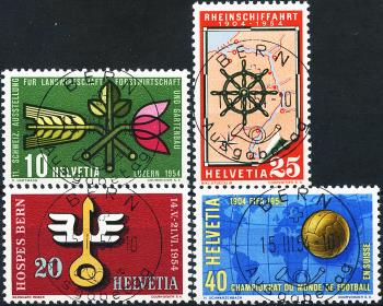 Thumb-1: 316-319 - 1954, Advertising and commemorative stamps