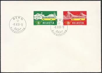 Thumb-1: 314-315 - 1953, Special stamps Alpenpost