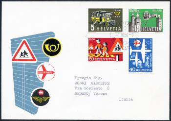 Briefmarken: 324-327 - 1956 Werbe- und Gedenkmarken