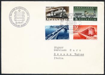 Thumb-1: 277-280 - 1947, 100 years of Swiss railways