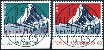 Briefmarken: 433-434 - 1965 Schweizer Alpen