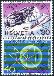 Briefmarken: 503-504 - 1971 Schweizer Alpen, 50 Jahre Radio Schweiz