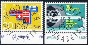 Briefmarken: 446-447 - 1967 Werbe- und Gedenkmarken