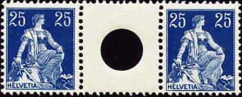Briefmarken: S1 -  Mit grosser Lochung