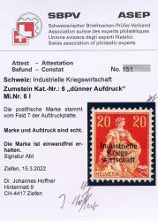 Thumb-3: IKW6 - 1918, Industrial wartime economy, overprint thin font