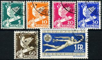 Briefmarken: 185-190 - 1932 Gedenkausgabe zur Abrüstungskonferenz in Genf
