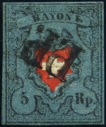 Stamps: 15I.1.02-T8 - 1850 Rayon I with cross border