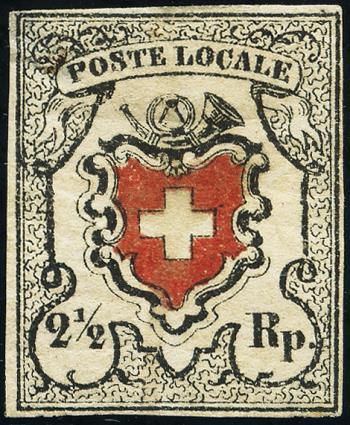 Briefmarken: 14I-T14 - 1850 Poste Locale mit Kreuzeinfassung