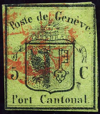 Thumb-1: 5 - 1845, Canton de Genève, Petit Aigle