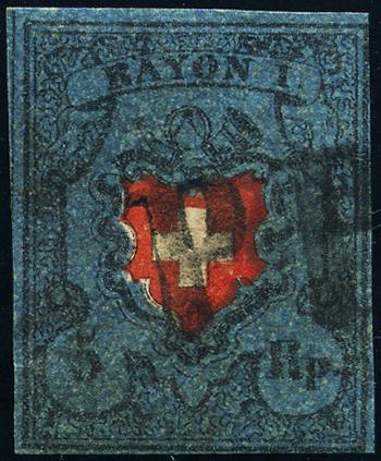 Stamps: 15I.1.02,2.01-T40 - 1850 Rayon I with cross border