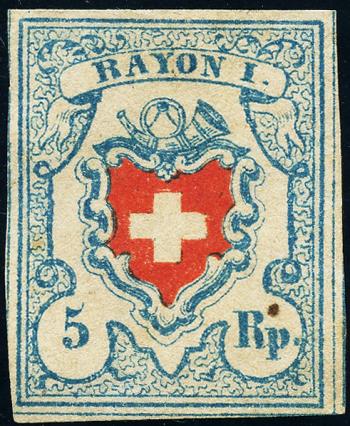 Briefmarken: 17II.1.01-T22 C2-LO - 1851 Rayon I, ohne Kreuzeinfassung