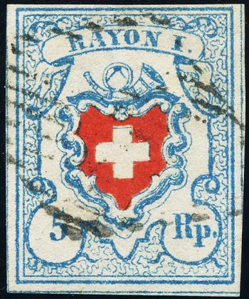 Briefmarken: 17II.1.01-T10 C2-RU - 1851 Rayon I, ohne Kreuzeinfassung