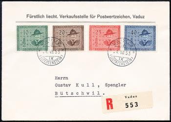 Timbres: FL259-FL262 - 1953 scout