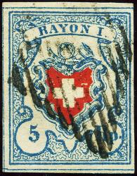 Briefmarken: 17II.1.01,3.16-T4 C1-RU - 1851 Rayon I, ohne Kreuzeinfassung