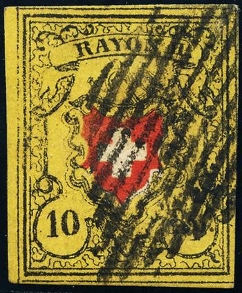 Stamps: 16II.1.09-T17 B-LU - 1850 Rayon II, without cross border