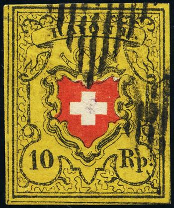 Briefmarken: 16II.1.02-T17 B1-RO - 1850 Rayon II, ohne Kreuzeinfassung