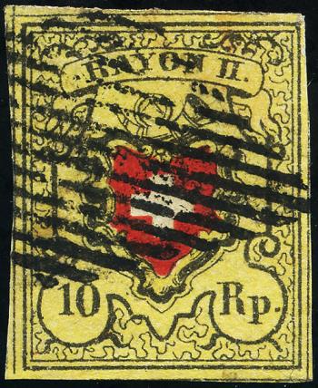 Briefmarken: 16II-T31 D-LO - 1850 Rayon II, ohne Kreuzeinfassung