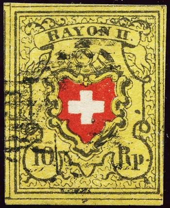 Stamps: 16II.1.08,2.27-T37 D-LU - 1850 Rayon II, without cross border