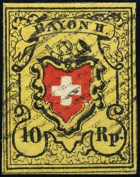 Stamps: 16II.1.08-T35 D-LU - 1850 Rayon II, without cross border