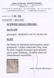 Thumb-3: 22F - 1856, Berner Druck, 1. Druckperiode, Münchner Papier