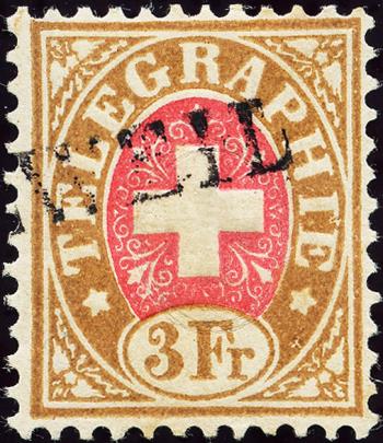 Briefmarken: T12 - 1877 Neue Wertstufen und Farbänderung, weisses Papier, Wappen rot